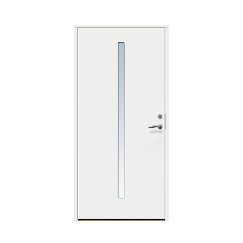 Enkeldörr till villa Åkarp 10 x 20, Vänsterhängd, Vit