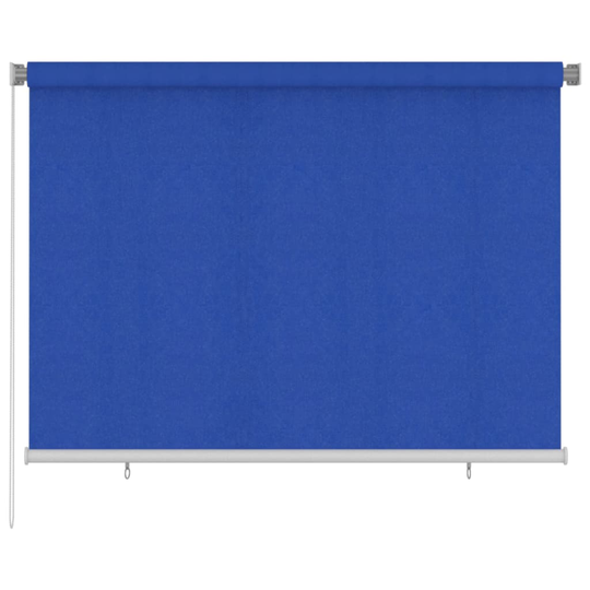 vidaXL Rullgardin utomhus 200x140 cm blå HDPE