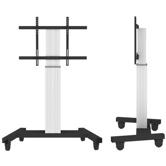 Neomounts by Newstar PLASMA-M2250SILVER TV-golvstativ 106,7 cm (42) - 254,0 cm (100) Fast, Motoriserad, Justerbar i höjd