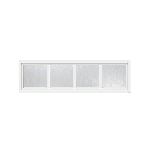 Överljus med spröjs Näs 12x4, Vit, Cotswoldglas
