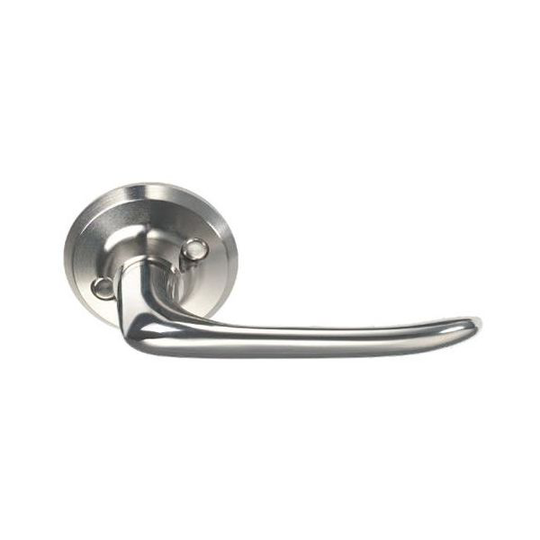 ASSA 640 Dörrhandtag 40-75 mm Förnicklad