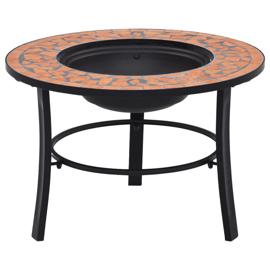 vidaXL Eldgrop i mosaik terrakotta 68cm keramik