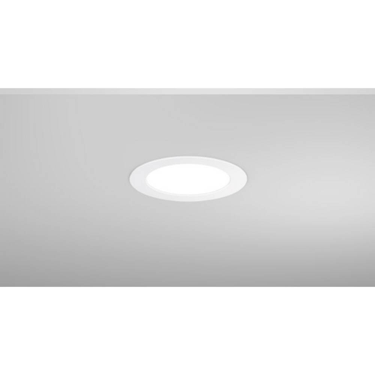 LED-panel infälld LED EEK: beroende av ljuskälla RZB Toledo Flat LED/9W-4000K D19 901452.002.1 Vit