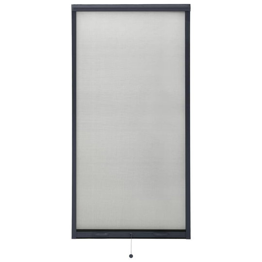 vidaXL Insektsnät för fönster antracit 70x150 cm