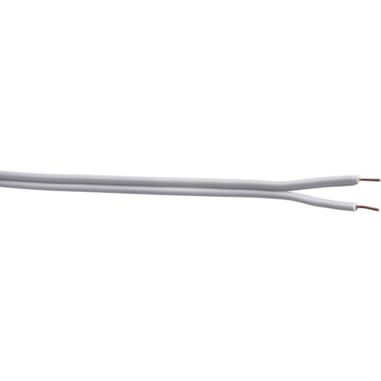 Gelia EKUA2LO7V100 Kabel vit EKU 2x0.7 mm², 100 m i bobin