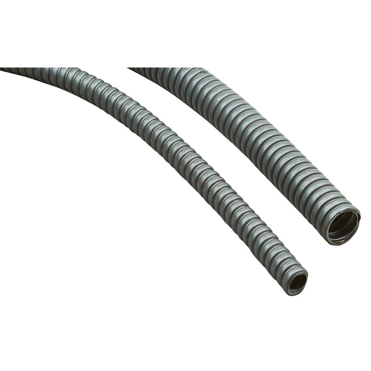 Helukabel 97036 SPR-PVC-AS grauAD21 Metallskyddsslang Grå 17.00 mm 50 m