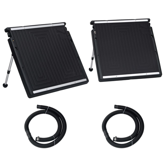 vidaXL Dubbel solpanel för pool 150x75 cm