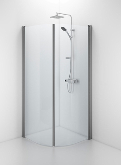 Ifö Duschhörna Space Med Bockade Dörrar Klar Glas SBNK 800 x 800