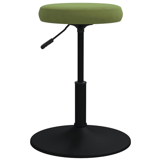 vidaXL Massagepall ljusgrön sammet
