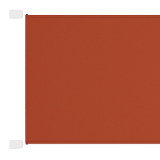 vidaXL Markis vertikal terrakotta 100x270 cm oxfordtyg