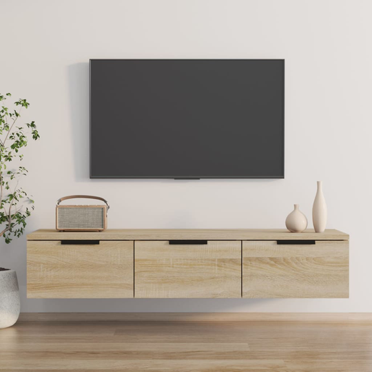 vidaXL Väggskåp sonoma-ek 102x30x20 cm konstruerat trä