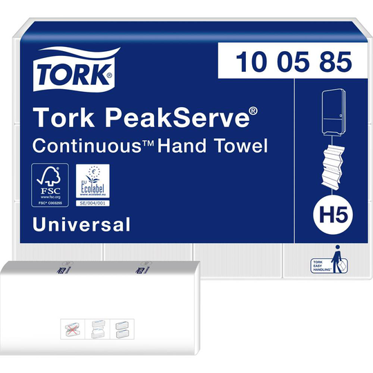 Pappershanddukar 1 set TORK PeakServe® 100585 Lämplig för: Tork H5