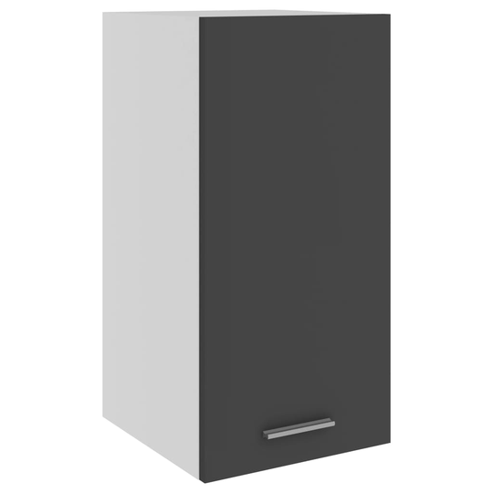 vidaXL Väggskåp grå 29,5x31x60 cm konstruerat trä