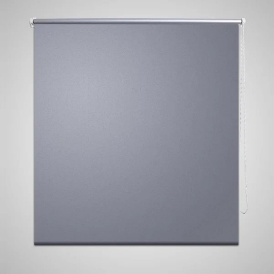 vidaXL Rullgardin mörkläggande 40x100 cm grå