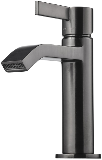 Tapwell Tvättställsblandare ARM071 Borstad Black Chrome