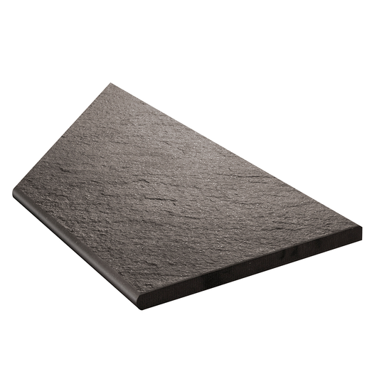 Klinker Bricmate Z Quartzit Black Pool Inner Corner Right 30x60 cm