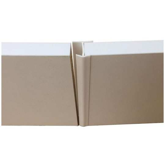 Linfalk Skarvprofil till sockel, 1220mm vit I-38B-1220-20