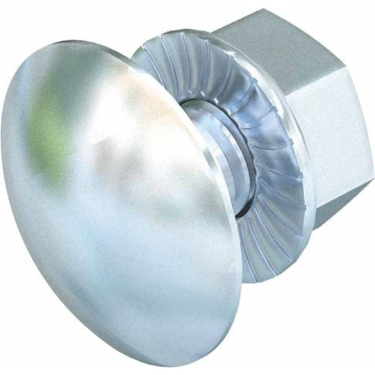 OBO Bettermann FRSB 6X12 VZ F 6406125 Flat rund skruv 12 mm Stål varmförzinkat 10 st