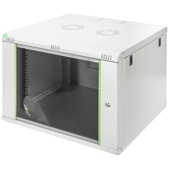 Digitus DN-19 07U-6/6-EC 19 väggskåp (B x H x D) 600 x 416.2 x 600 mm 7 U Grå-vit (RAL 7035)