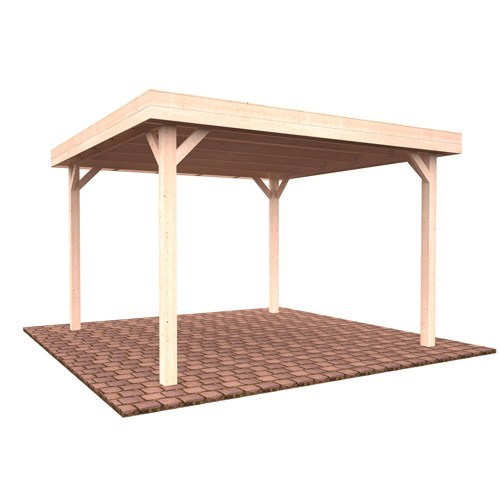 Paviljong Lucy 12,2 m² Takpapp, Obehandlad