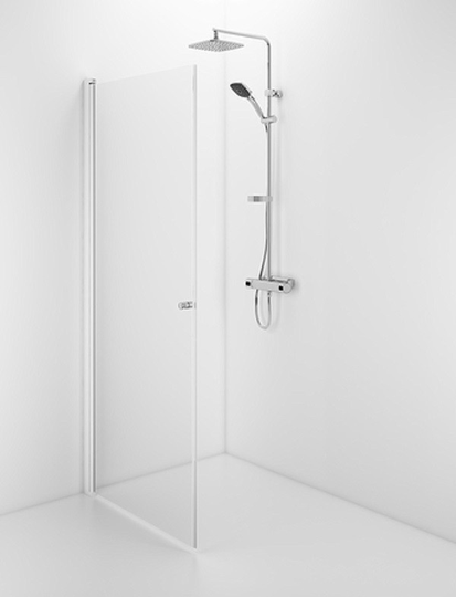 Ifö Duschdörr Space Rak SPVK 900 Med Knopp Höjd 185 cm
