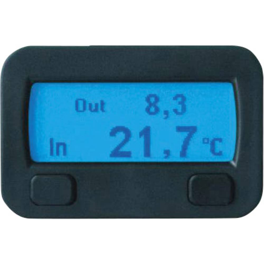 10320 Sinustec Termostat Termostat-funktion, Extern, Inbyggd, Inomhustemperatur, Utomhustemperatur, Isvarnare, Höjdmätare, Lutningsmätare, Datum, 12/24