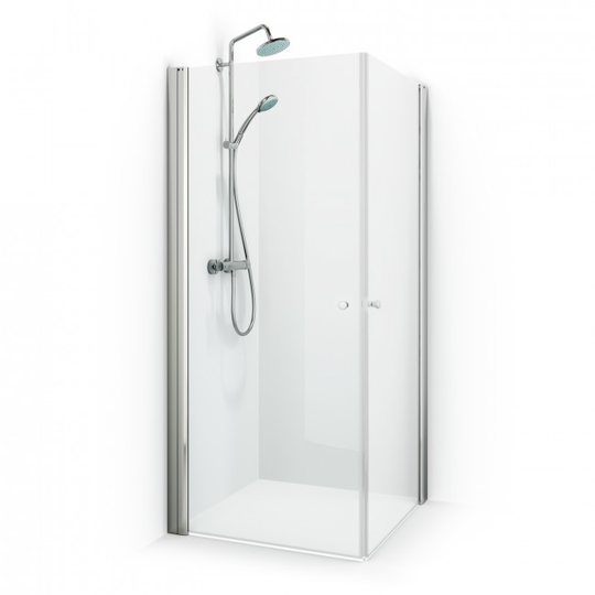 Macro Duschhörn Spirit Rak - Klarglas Cristal Guard Blank 90 x 90
