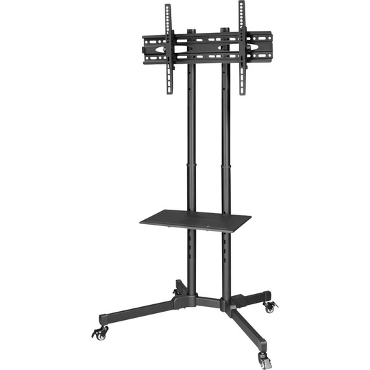 Hama Trolley TV-golvstativ 81,3 cm (32) - 177,8 cm (70) Notebook-förvaring, Tiltbar, Justerbar i höjd