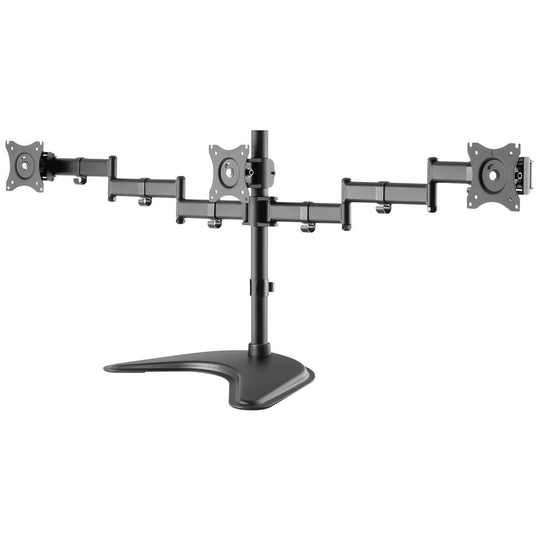 Digitus DA-90402 Monitor bordsfäste 33,0 cm (13) - 68,6 cm (27) Vridbar, Justerbar i höjd, Tiltbar, Tilt + Svängbar, Roterbar, Svängbar, Stående