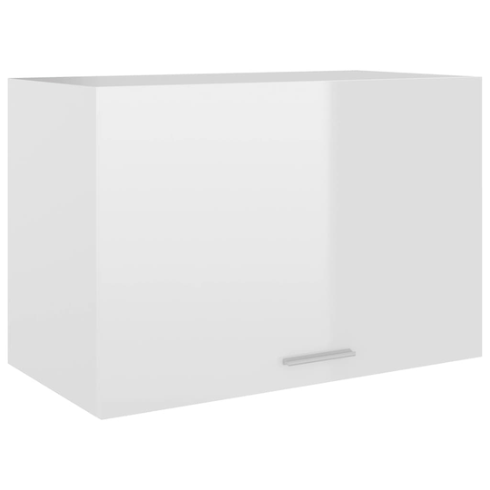 vidaXL Väggskåp vit högglans 60x31x40 cm konstruerat trä