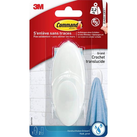 Krok (L x B x H) 114 x 41 x 38 mm Vit 3M 3M Innehåll: 1 st