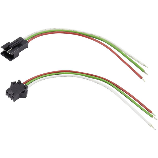 TRU COMPONENTS Honkontakt med list Totalt antal poler 3 Rastermått: 2.50 mm TC-6649236 1 set