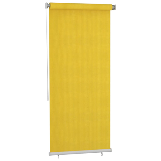 vidaXL Rullgardin utomhus 100 x 230 cm gul