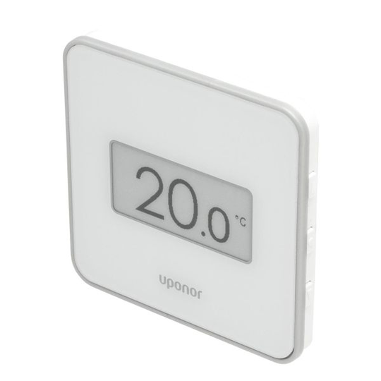 Uponor Smatrix Wave Style T-169 Termostat 3V Vit