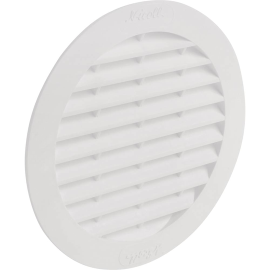 Ventilationsgaller Plast Håldiameter: 10 cm Wallair N32909