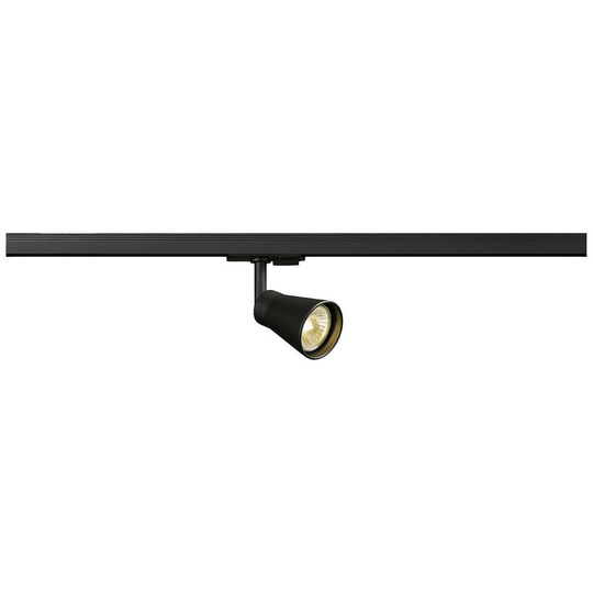 Högspänningsystem-komponent Lampskärm SLV AVO TRACK 144200 Svart