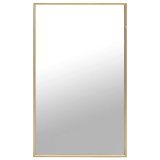 vidaXL Väggspegel guld 100x60 cm