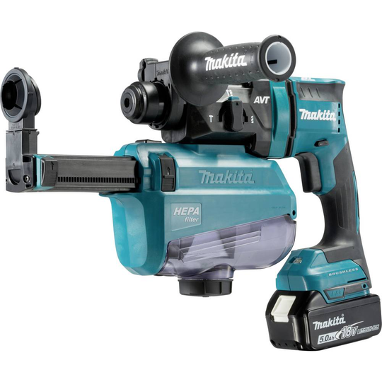 Makita Makita SDS-Plus-Kombihammare batteri 18 V 5 Ah inkl. laddare