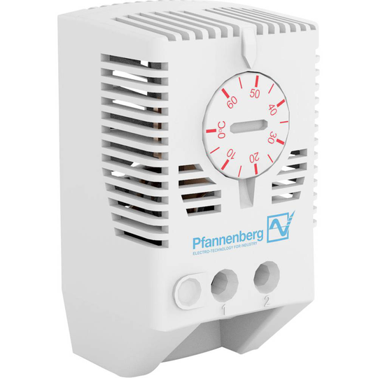 Termometer till kopplingsskåp FLZ 520 THERMOSTAT 0..+60°C Pfannenberg 240 V/AC 1 NC (L x B x H) 36 m x 40 mm x 72 mm