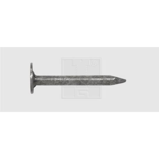 Takpappstift (Ø x L) 2.5 mm x 25 mm Stål varmförzinkat SWG 1 kg