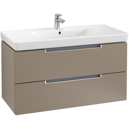 Tvättställsskåp Villeroy & Boch Subway 2.0 med 2 Lådor för Skåpstvättställ
