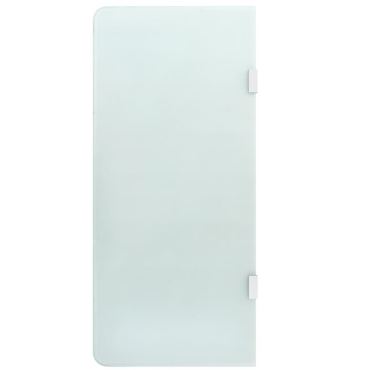 vidaXL Skiljevägg för urinoar 90x40 härdat glas