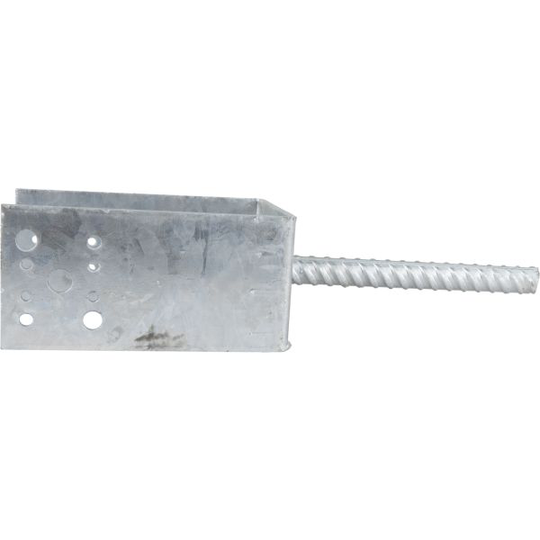 ESSVE 451646 Stolpsko 5 mm, typ U, förzinkad 115 x 90 x 180/200 mm