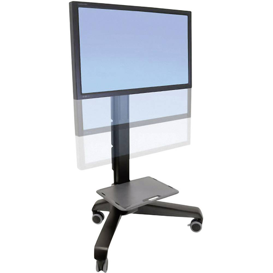 Ergotron 24-191-085 Neo-Flex Mobile MediaCenter VHD TV-golvstativ 94,0 cm (37) - 139,7 cm (55) Tiltbar, Roterbar