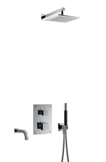 Tapwell Takdusch Box BOX8368 Square Krom