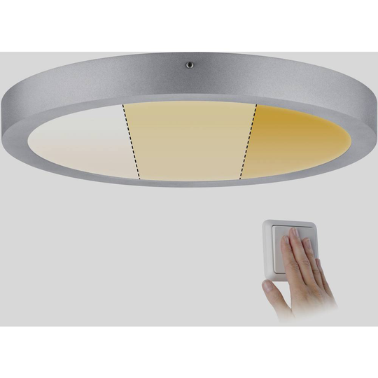 LED-vägglampa 21 W Paulmann WD Carpo 79802 Krom