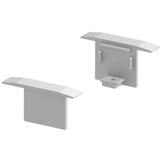 Ändlock Aluminium (L x B x H) 11 x 30 x 16.2 mm SLV GRAZIA 10 1000472