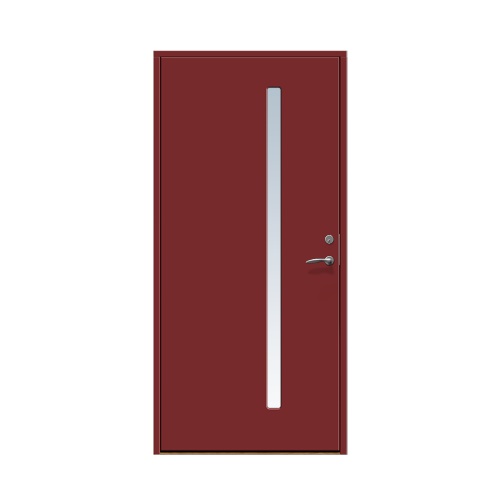 Enkeldörr till villa Hjärup 10 x 21, Vänsterhängd, Röd