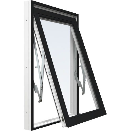 Energi Aluminium Vridfönster 14, 10, Svart