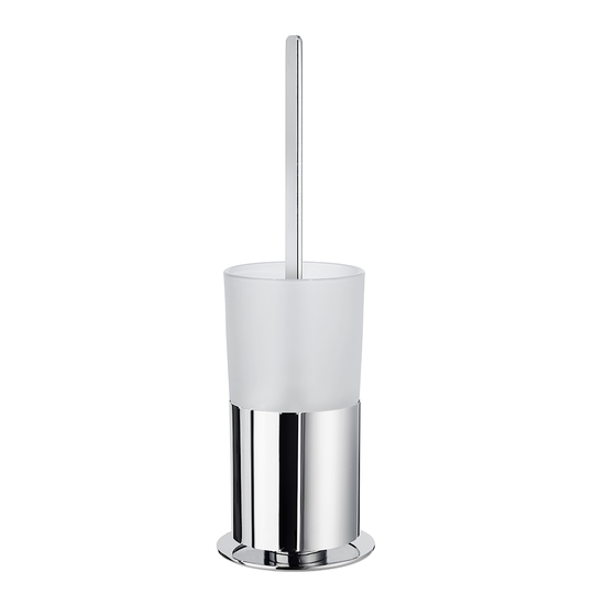 Toalettborste Smedbo Outline FK311 Krom/Frostat Glas